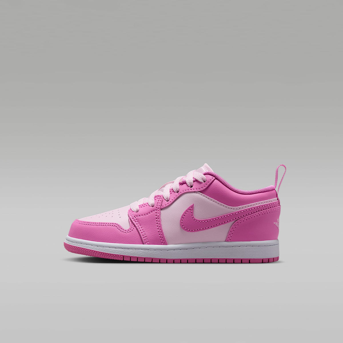 Jordan 1 Low – Rosa china/Blanco/Espuma rosa – vista 1