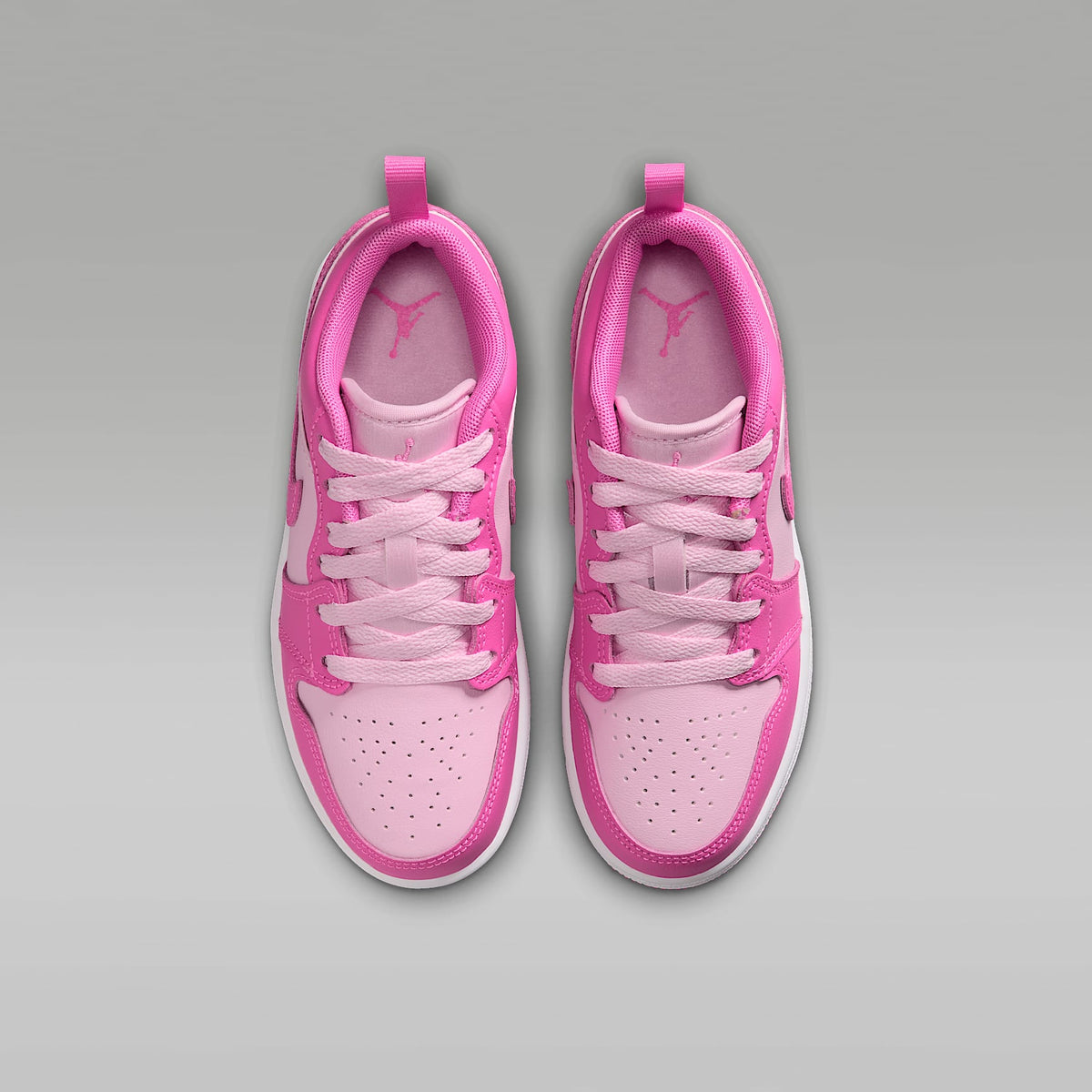 Jordan 1 Low – Rosa china/Blanco/Espuma rosa – vista 4