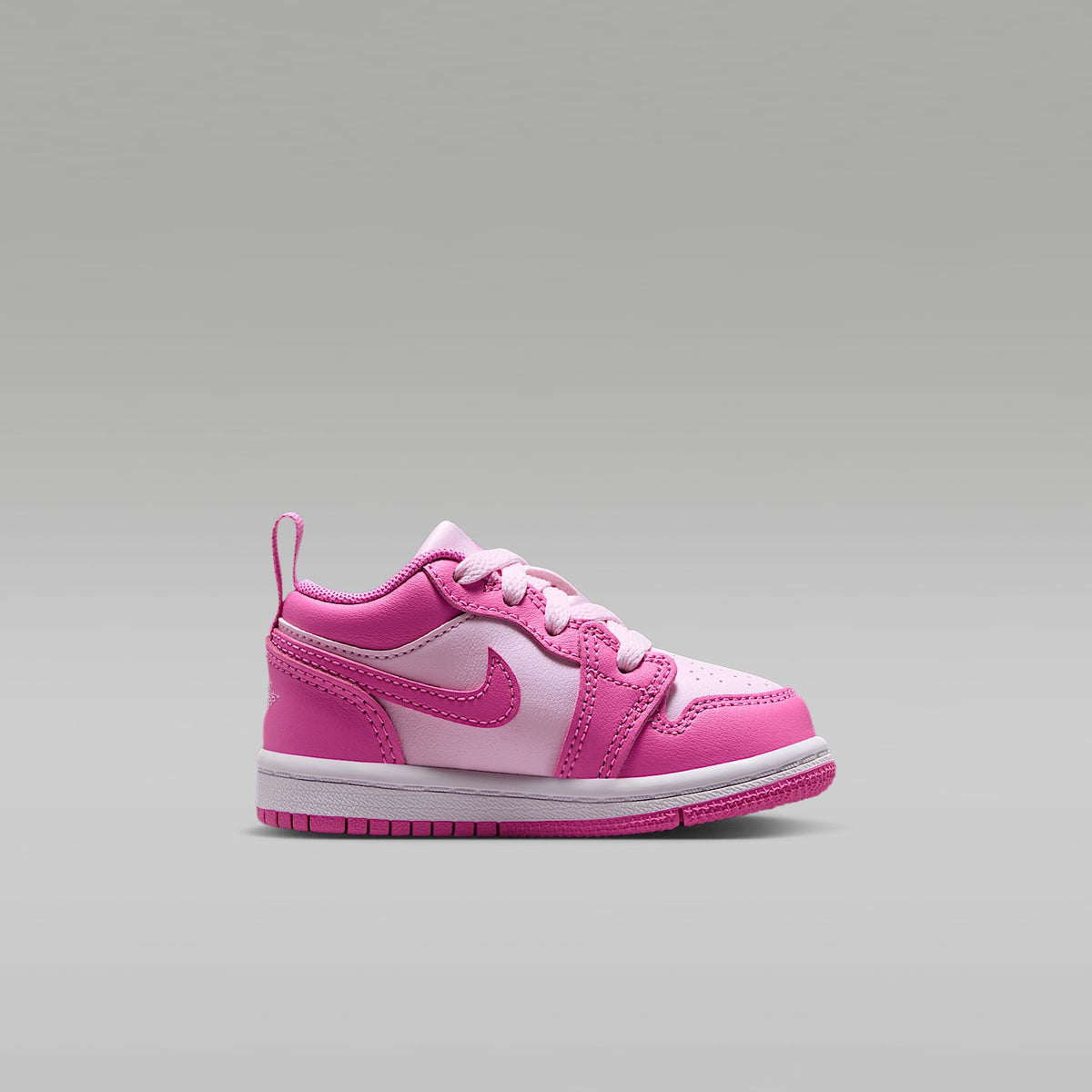 Jordan 1 Low – Rosa china/Blanco/Espuma rosa – vista 3