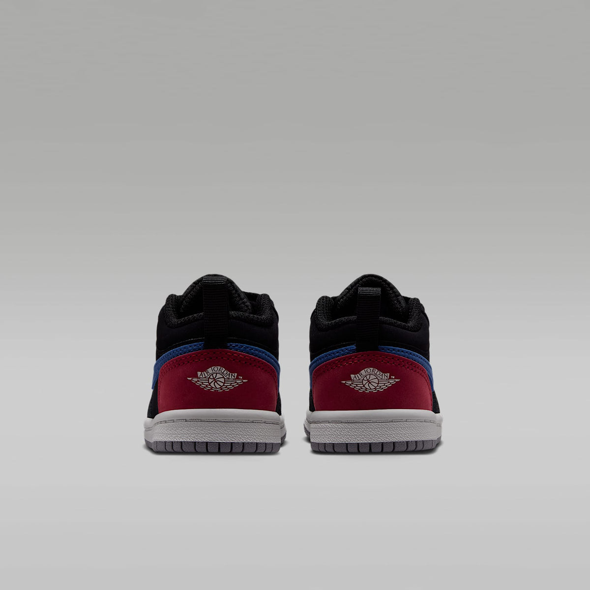Jordan 1 Low – Negro/Azul genuino/Rojo universitario/Blanco cumbre – vista 6