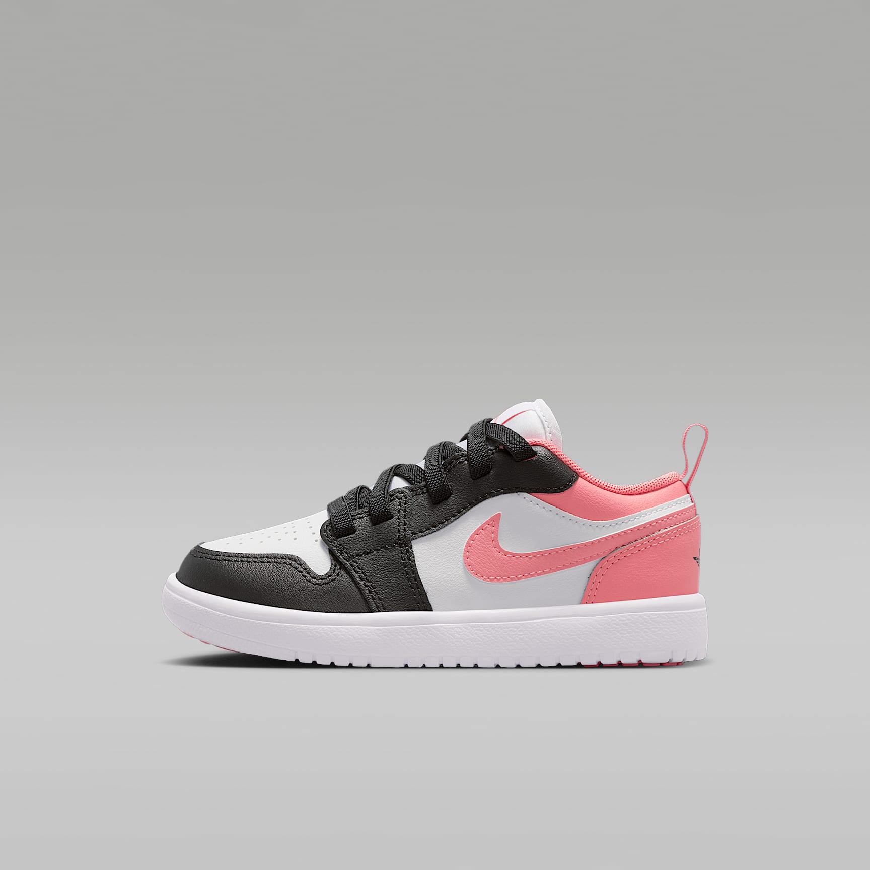 Jordan 1 Low Alt – Negro/Blanco/Rosa mirada – vista 1