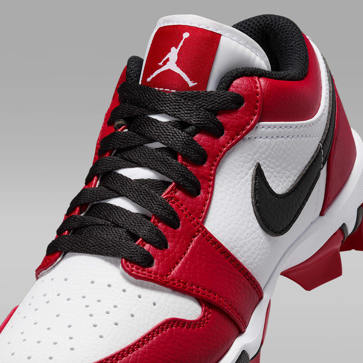 Jordan 1 Low – Blanco/Rojo gimnasio/Negro – vista 8
