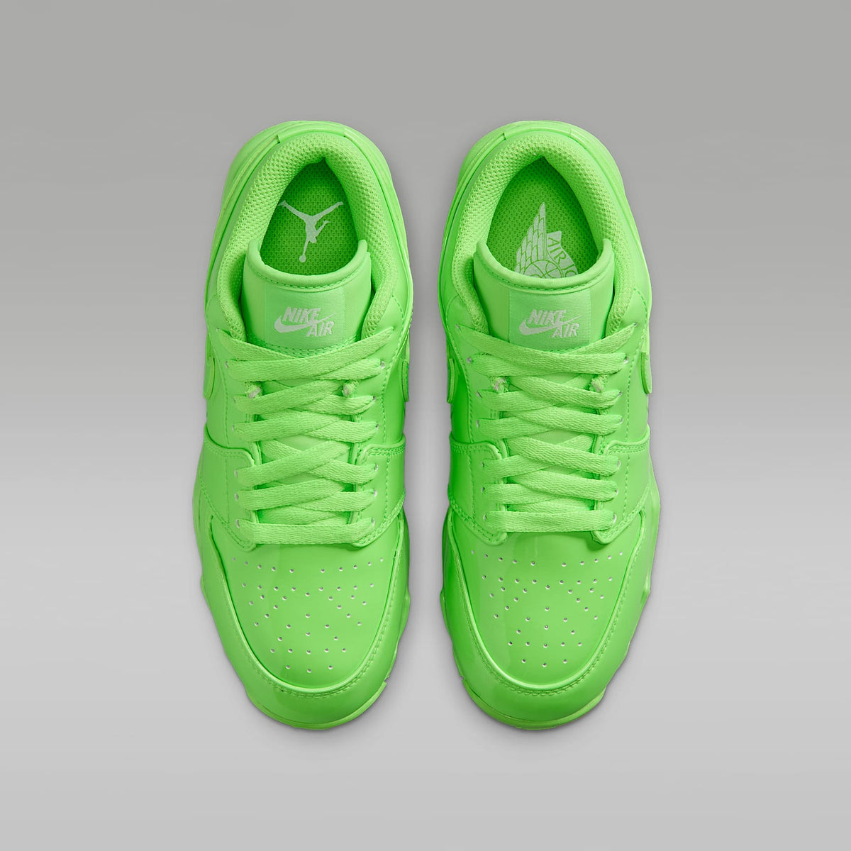 Jordan 1 Low – Verde eléctrico/Blanco/Verde eléctrico – vista 4