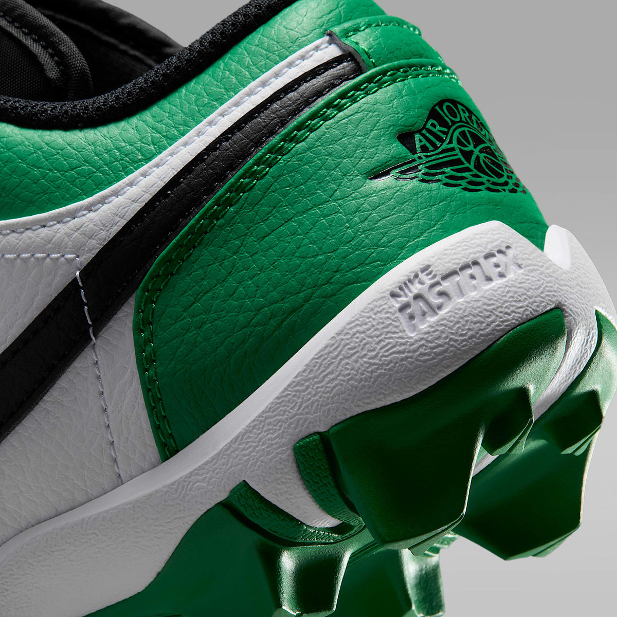 Jordan 1 Low – Negro/Verde suerte – vista 9
