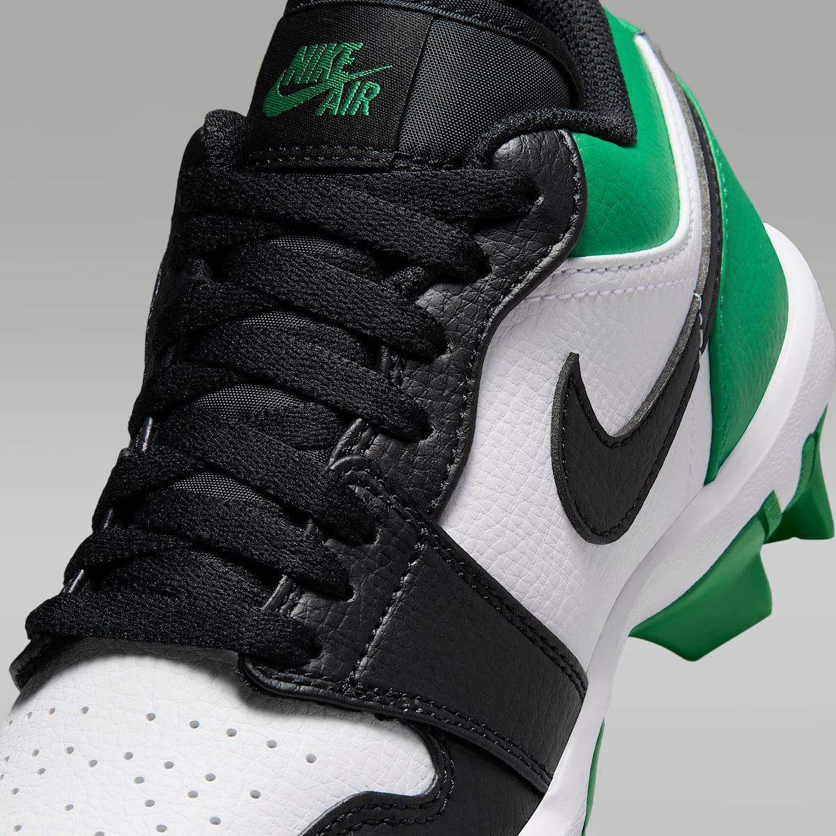 Jordan 1 Low – Negro/Verde suerte – vista 8