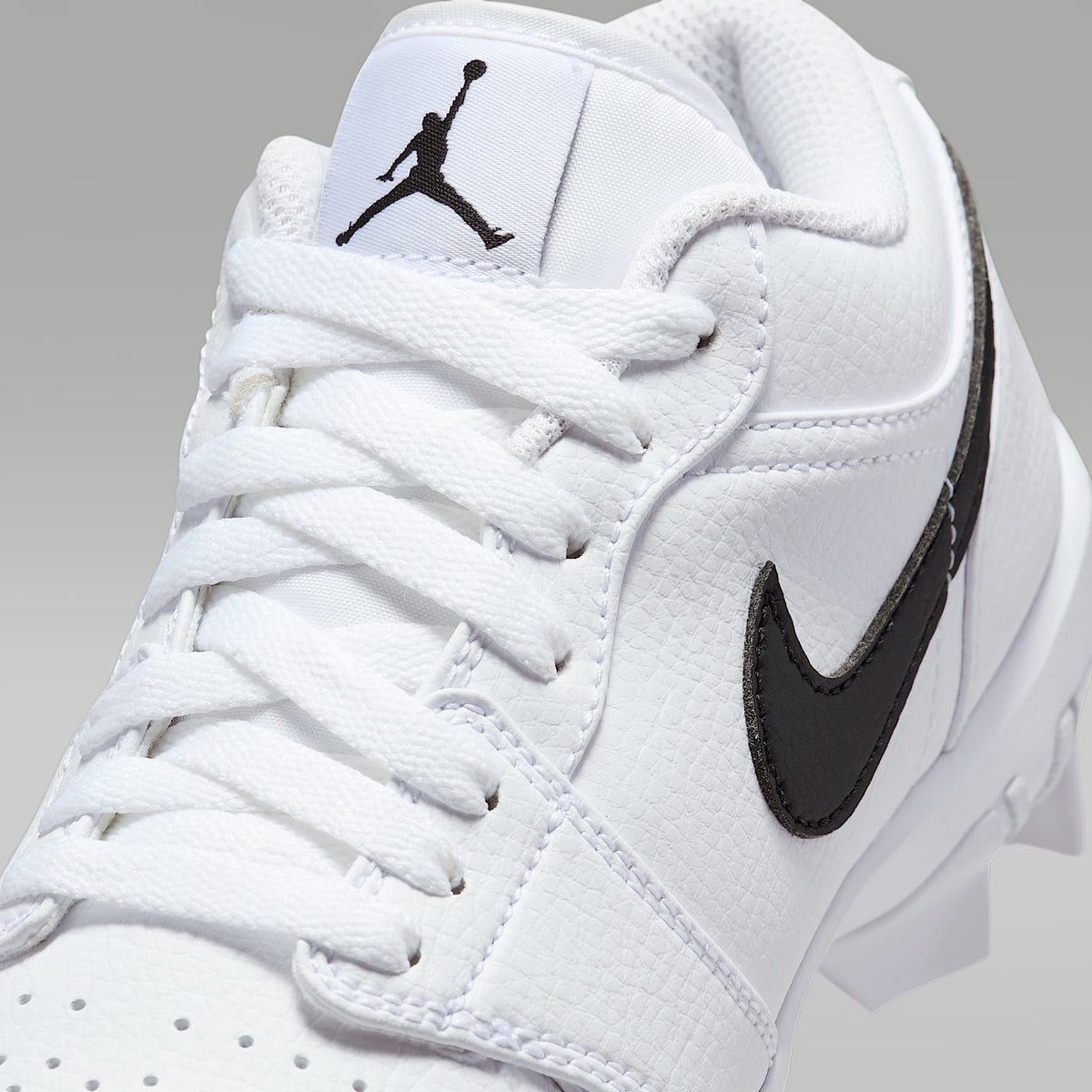 Jordan 1 Low – Blanco/Negro/Negro – vista 8