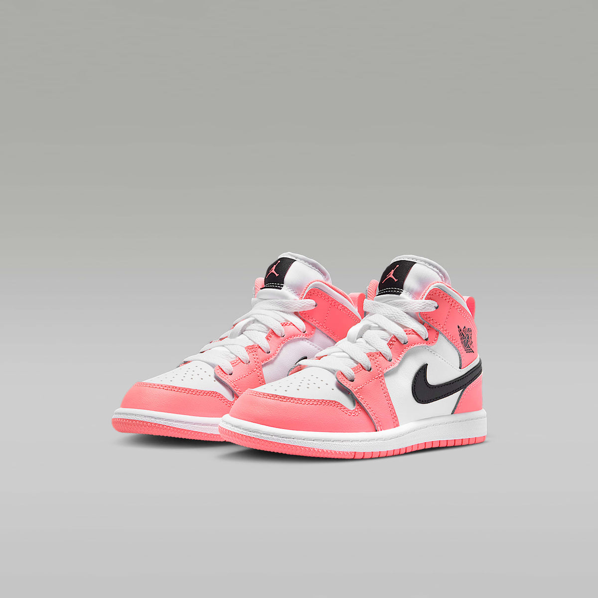 Jordan 1 Mid – Rosa mirada/Blanco/Negro – vista 5