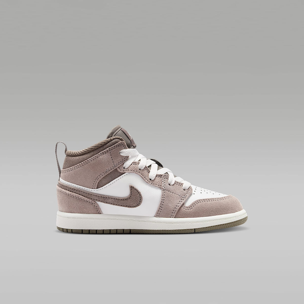 Jordan 1 Mid – Piedra enigma/Blanco cumbre/Gris oliva – vista 3