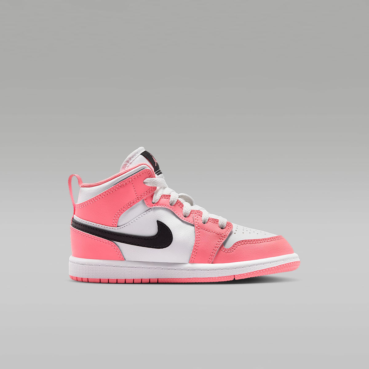 Jordan 1 Mid – Rosa mirada/Blanco/Negro – vista 3