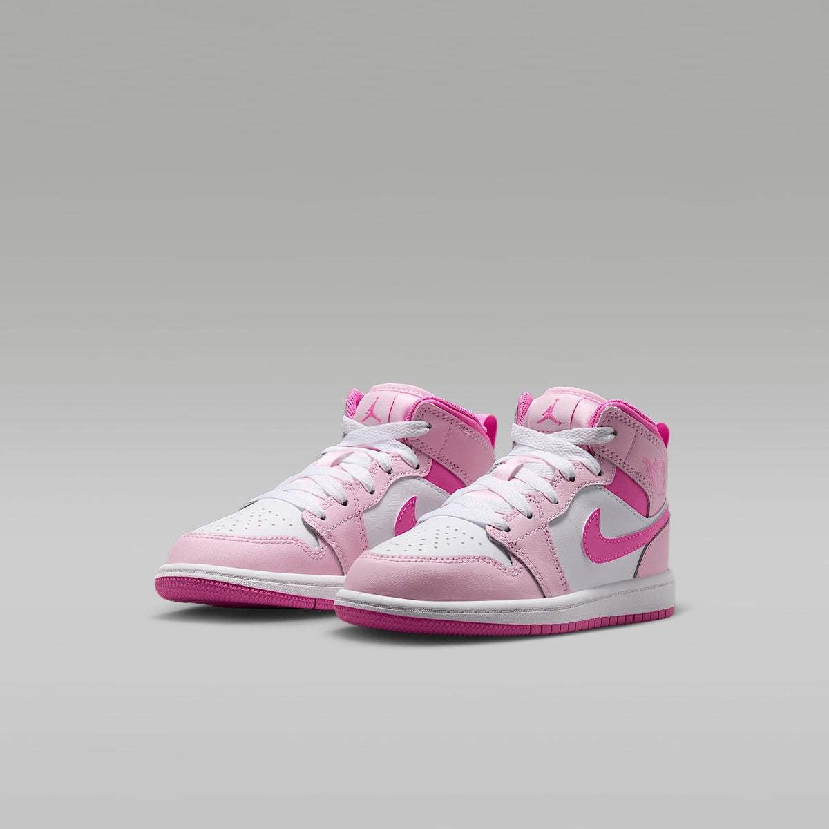 Jordan 1 Mid – Espuma rosa/Rosa china/Blanco/Espuma rosa – vista 5