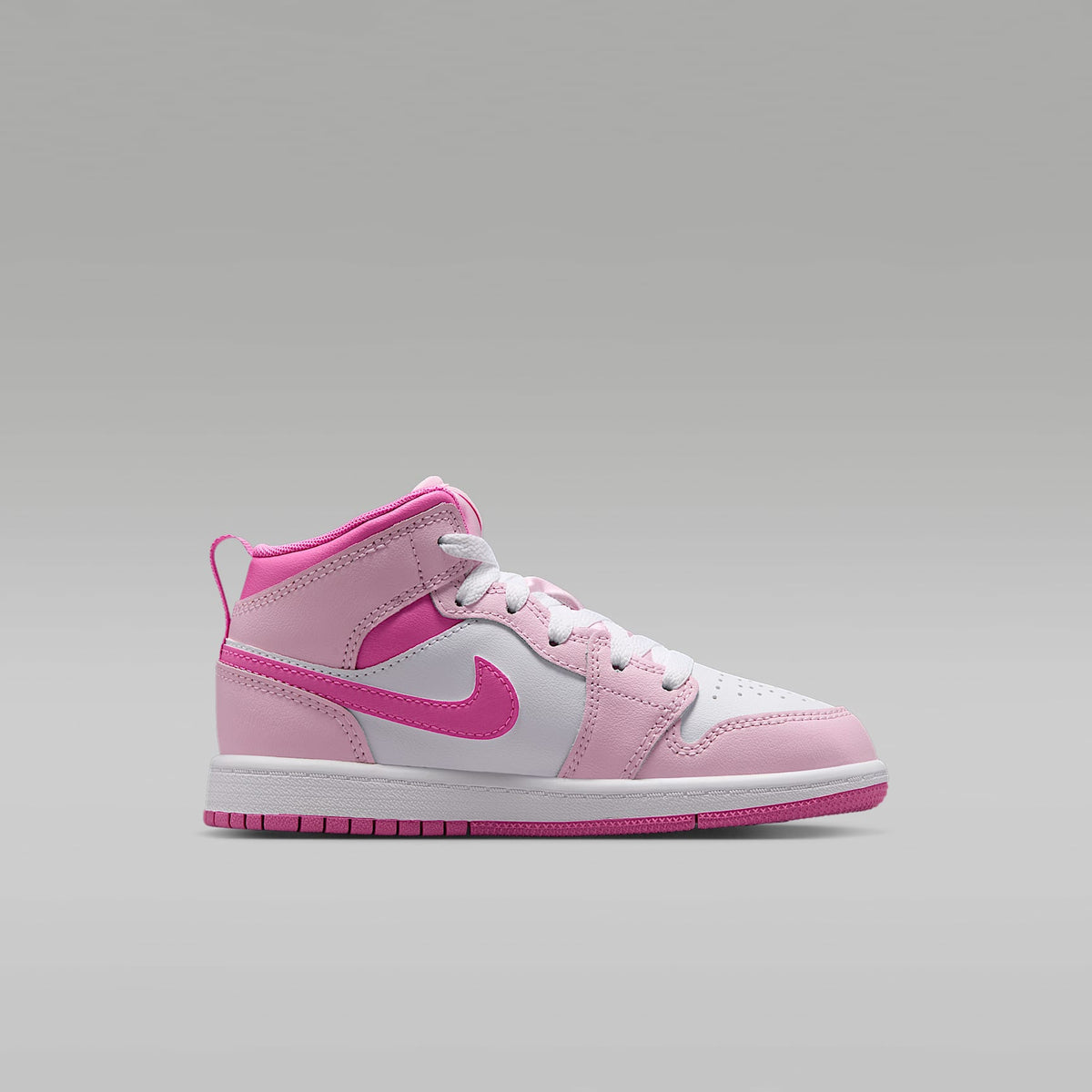Jordan 1 Mid – Espuma rosa/Rosa china/Blanco/Espuma rosa – vista 3