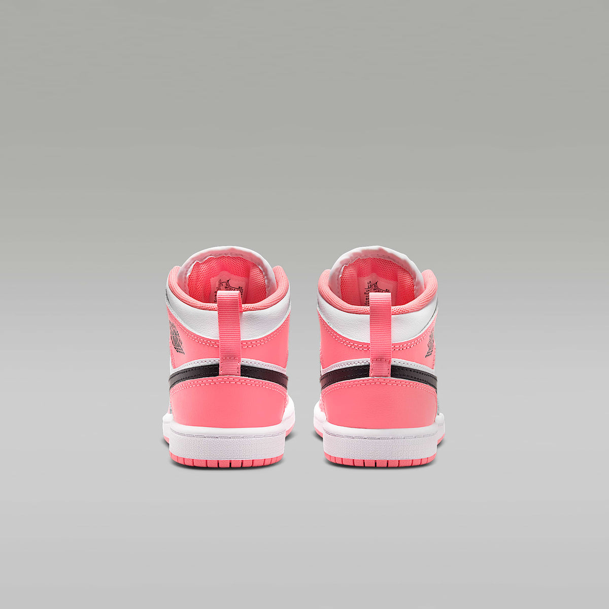 Jordan 1 Mid – Rosa mirada/Blanco/Negro – vista 6