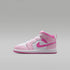 Jordan 1 Mid – Espuma rosa/Rosa china/Blanco/Espuma rosa – vista 1