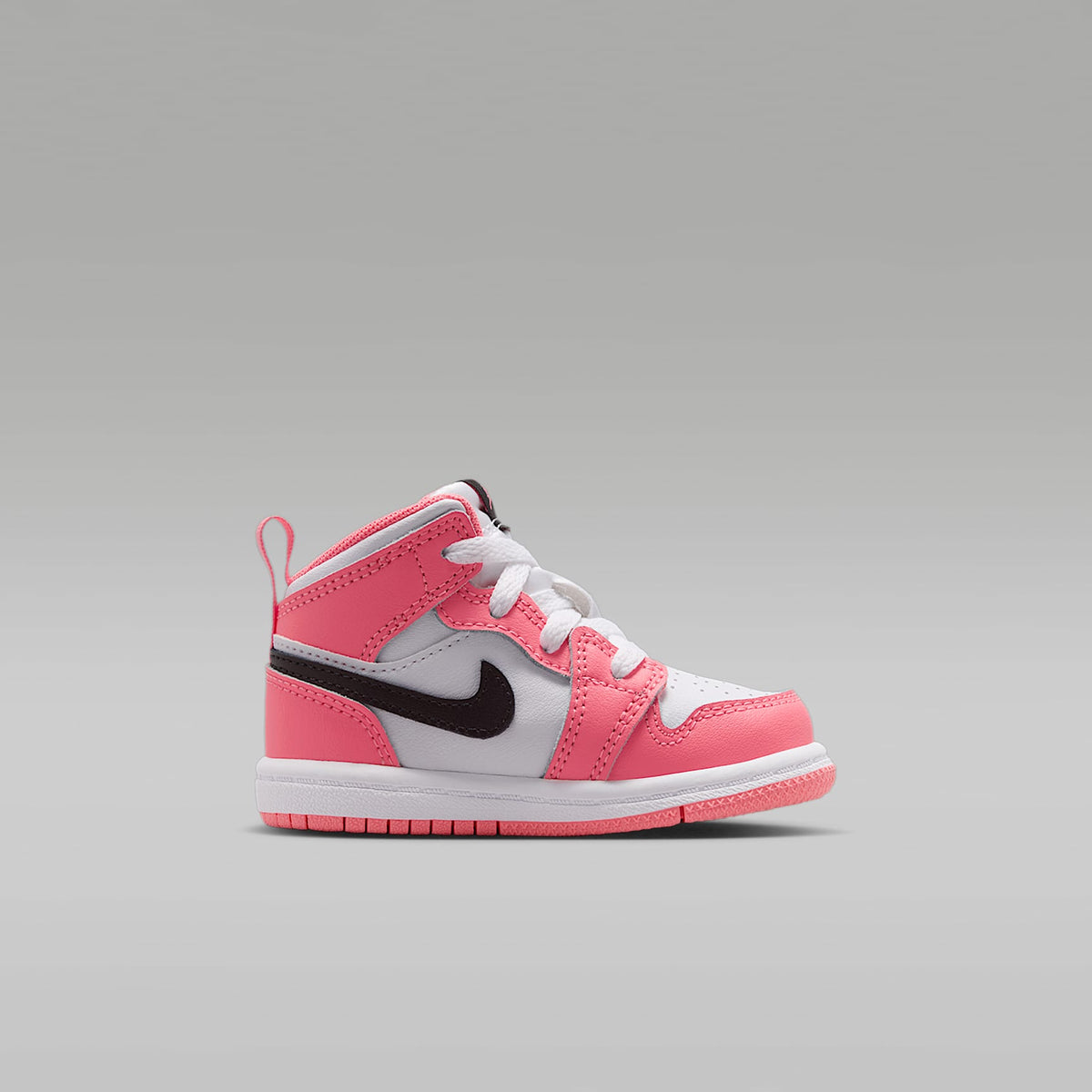 Jordan 1 Mid – Rosa mirada/Blanco/Negro – vista 3