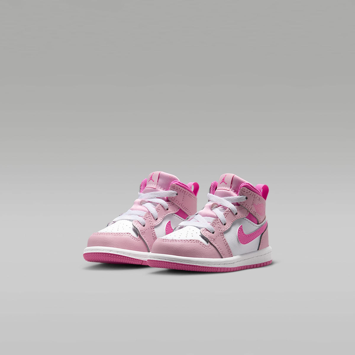Jordan 1 Mid – Espuma rosa/Rosa china/Blanco/Espuma rosa – vista 5