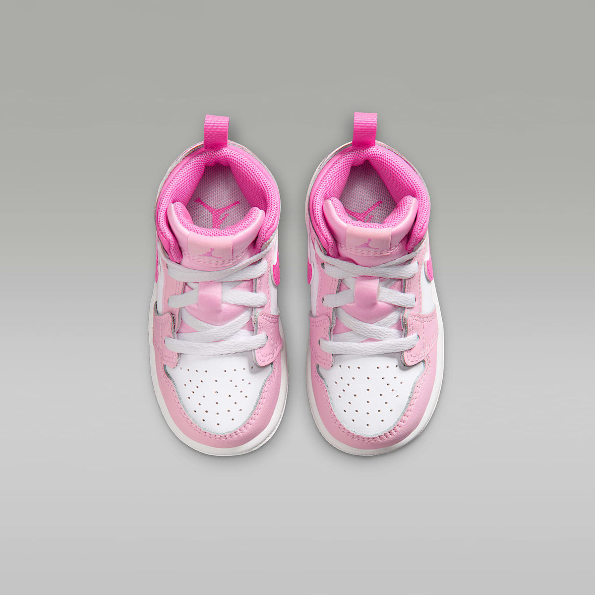 Jordan 1 Mid – Espuma rosa/Rosa china/Blanco/Espuma rosa – vista 4