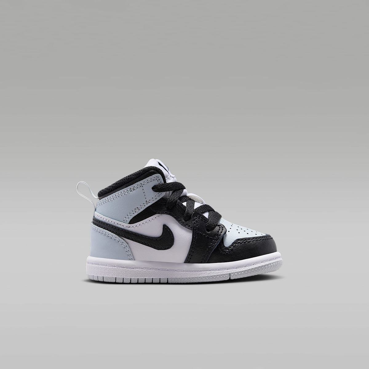 Jordan 1 Mid – Negro/Halo/Azul escuadrón/Negro – vista 3