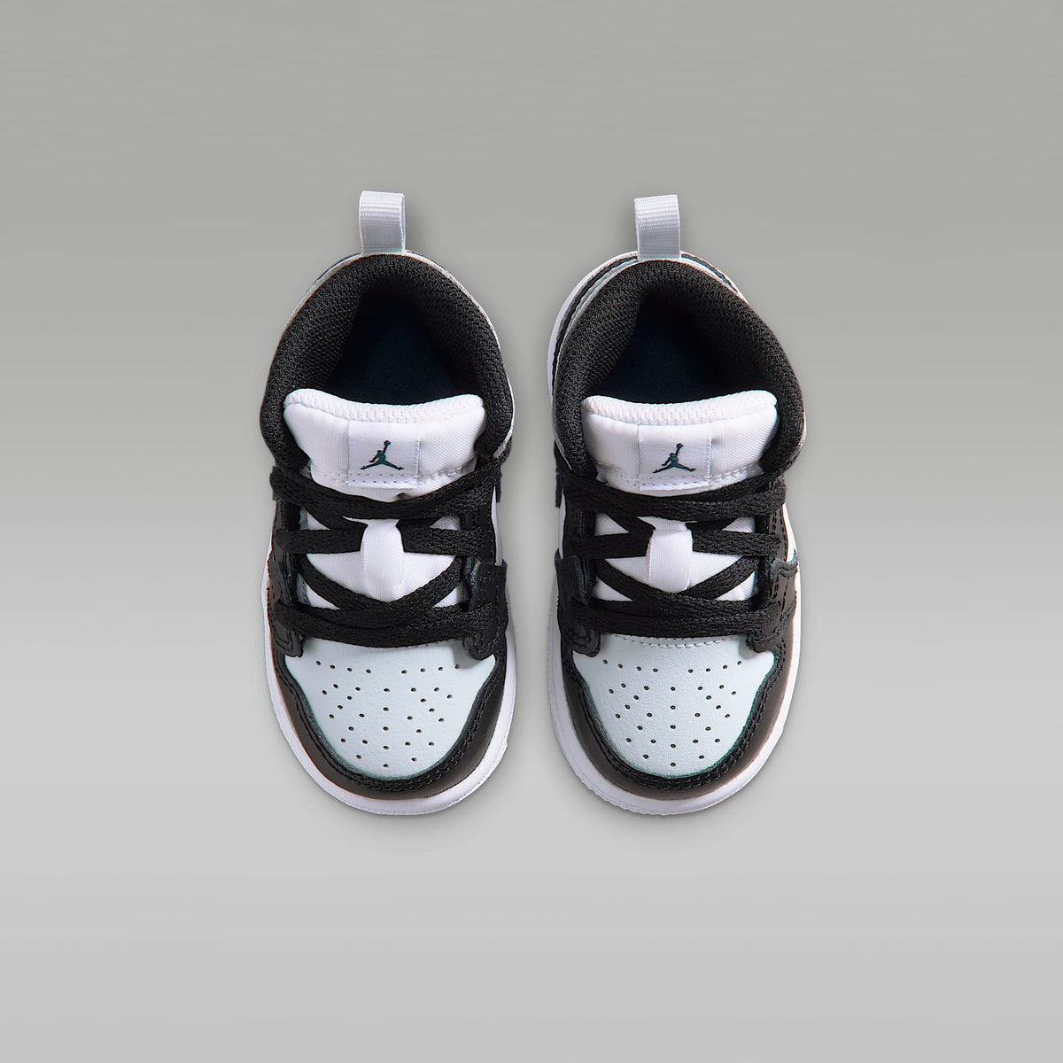 Jordan 1 Mid – Negro/Halo/Azul escuadrón/Negro – vista 4