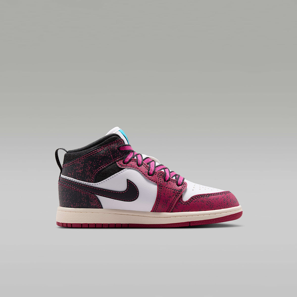 Jordan 1 Mid SE – Remolacha dulce/Sombrío apagado/Blanco/Rosa desierto – vista 3
