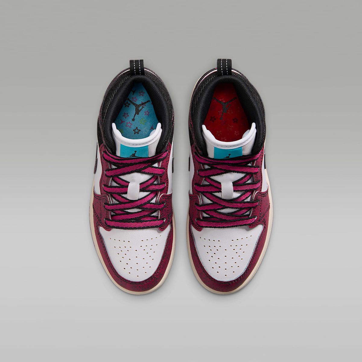 Jordan 1 Mid SE – Remolacha dulce/Sombrío apagado/Blanco/Rosa desierto – vista 4