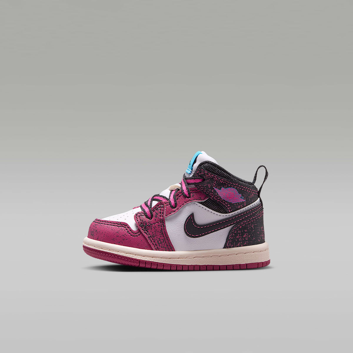 Jordan 1 Mid SE – Remolacha dulce/Sombrío apagado/Blanco/Rosa desierto – vista 1