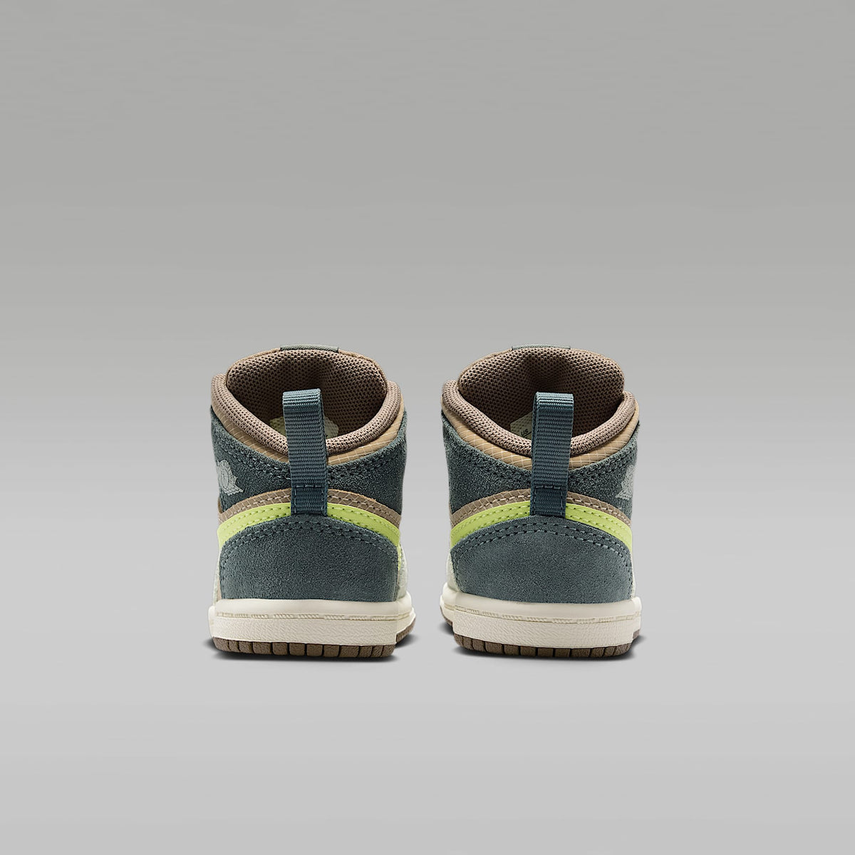 Jordan 1 Mid SE – Caqui/Hasta/Gris oliva/Toque de limón claro – vista 6