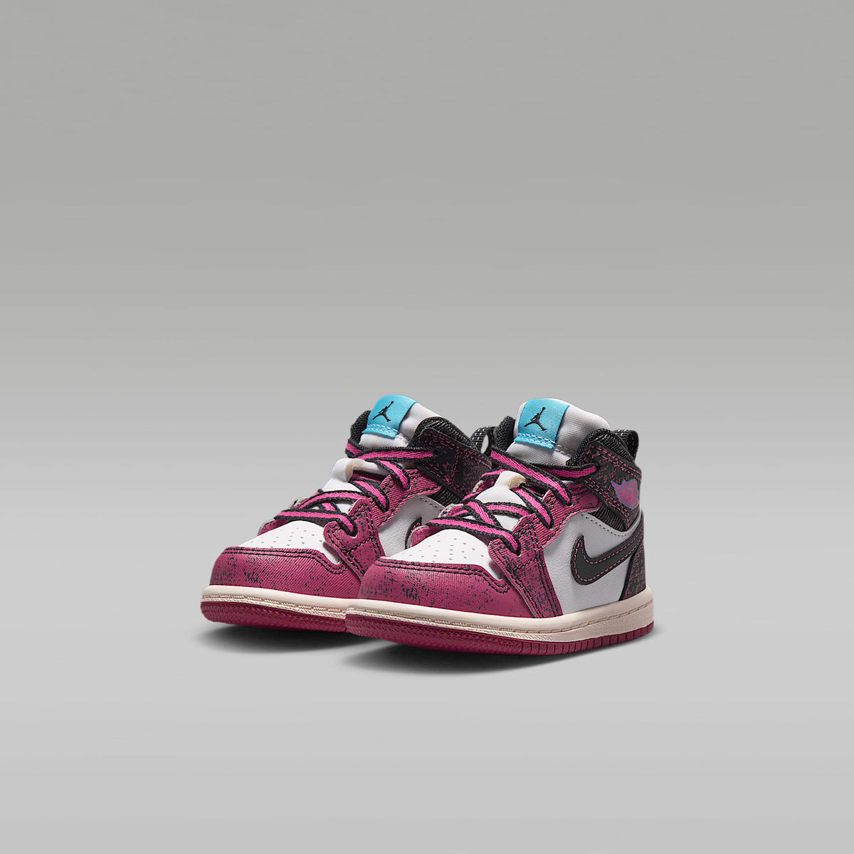 Jordan 1 Mid SE – Remolacha dulce/Sombrío apagado/Blanco/Rosa desierto – vista 5
