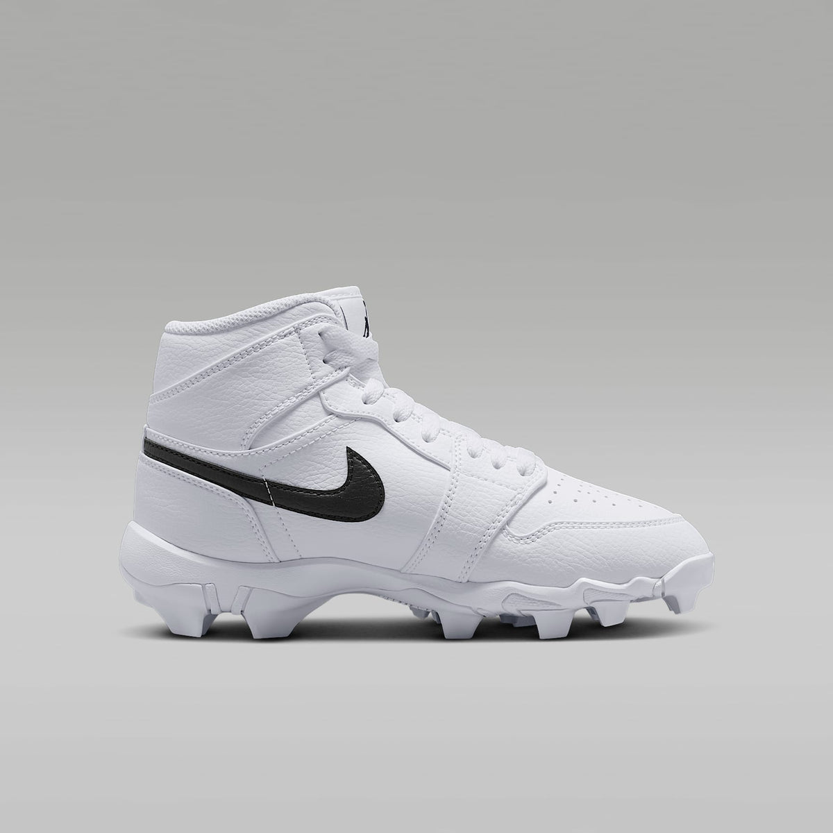 Jordan 1 Mid – Blanco/Negro/Negro – vista 3