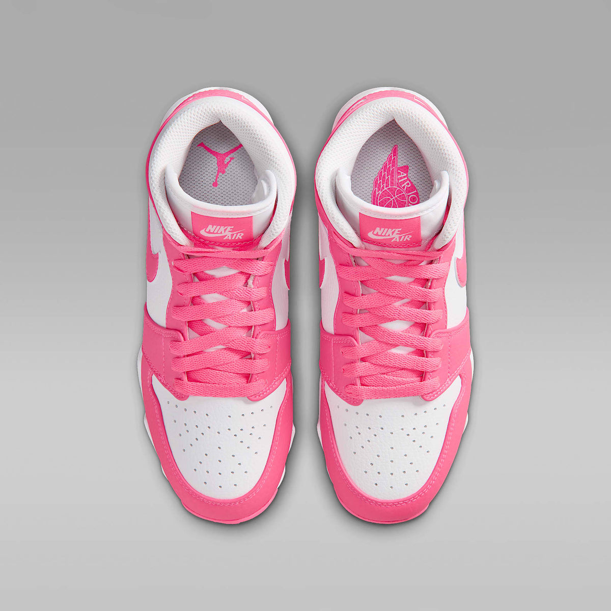 Jordan 1 Mid – Blanco/Puesta de sol pulso/Rosa digital – vista 4