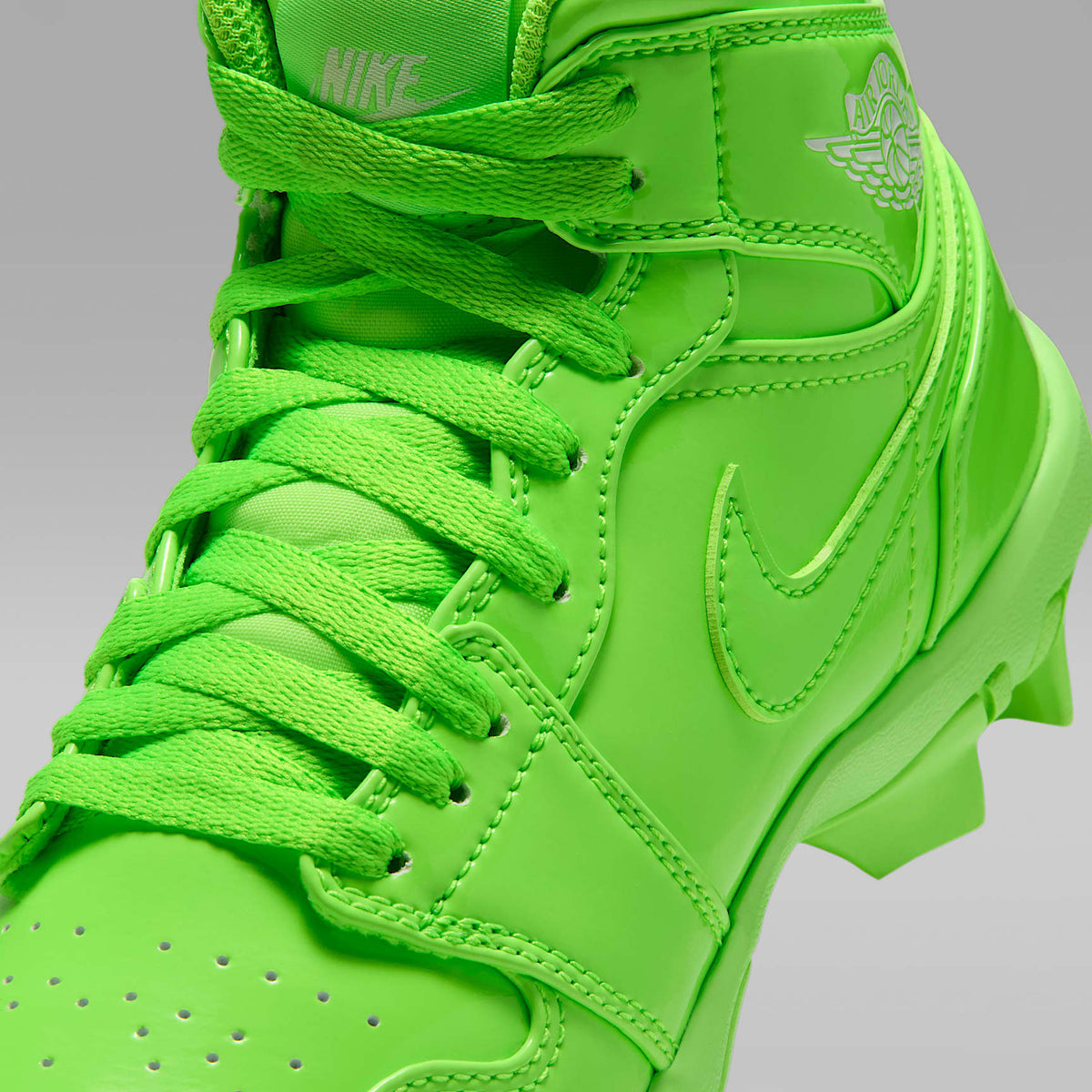 Jordan 1 Mid – Verde eléctrico/Blanco/Verde eléctrico – vista 8