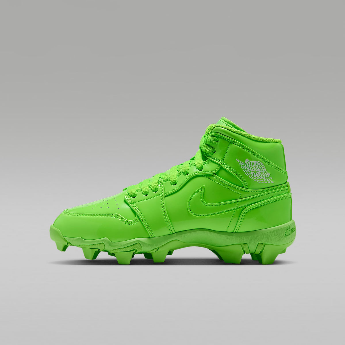 Jordan 1 Mid – Verde eléctrico/Blanco/Verde eléctrico – vista 1