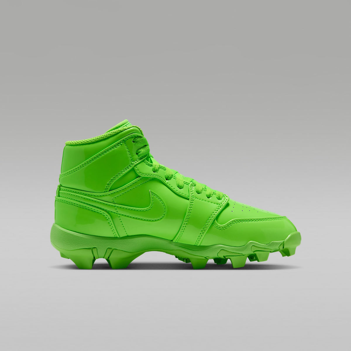Jordan 1 Mid – Verde eléctrico/Blanco/Verde eléctrico – vista 3