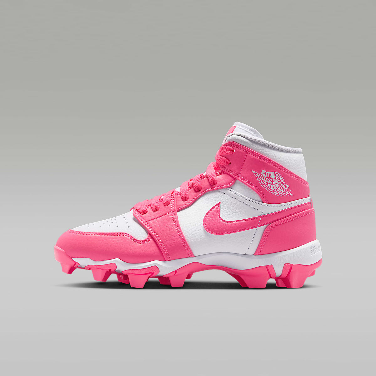 Jordan 1 Mid – Blanco/Puesta de sol pulso/Rosa digital – vista 1