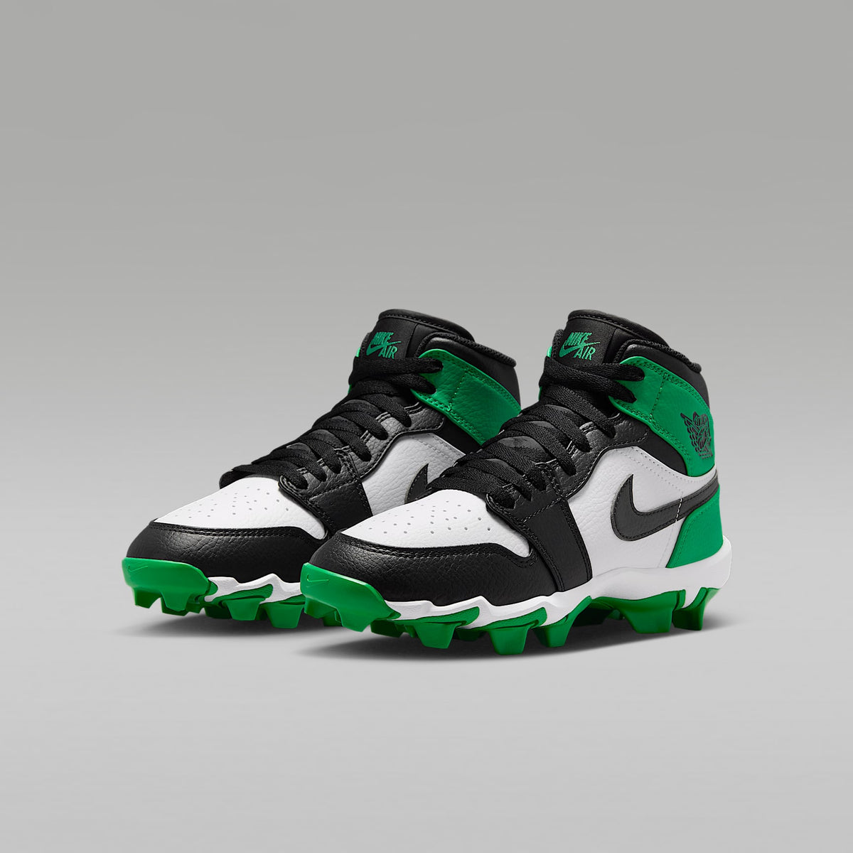 Jordan 1 Mid – Negro/Verde suerte – vista 5