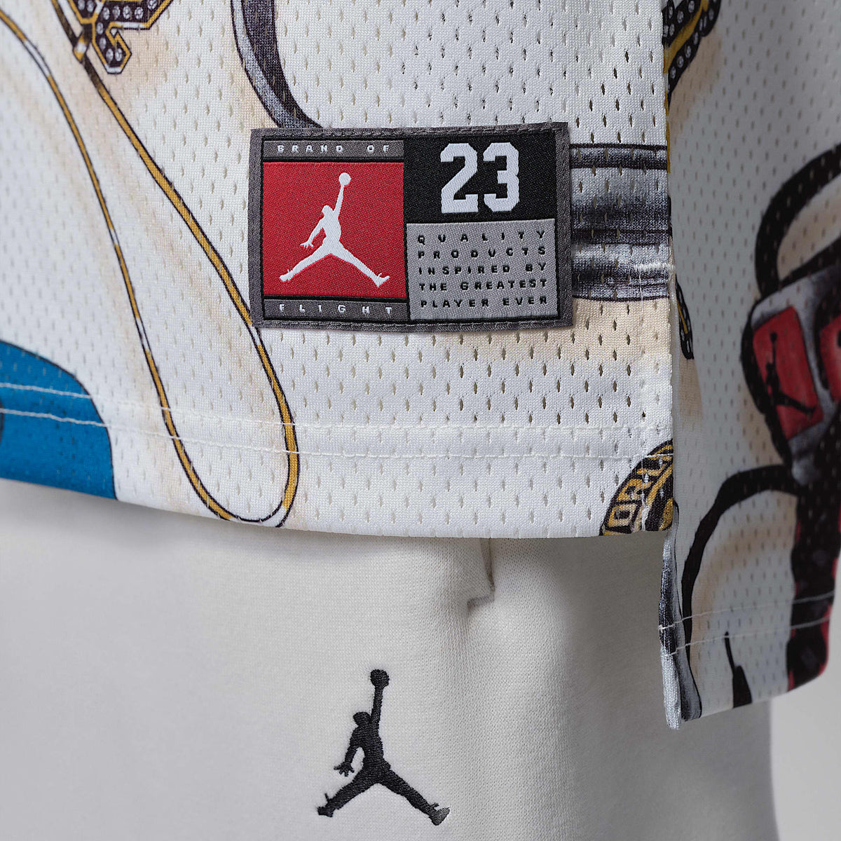 Jersey estampado 23 para niños talla grande Jordan – Vela/Sombrío apagado – vista 6