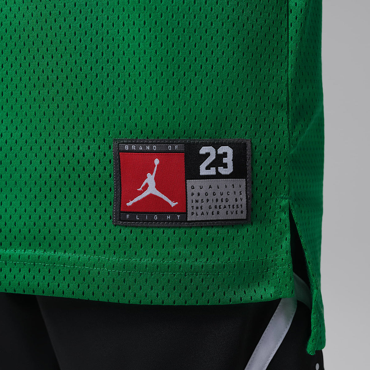 Playera para niños talla grande 23 Jordan – Verde suerte – vista 7