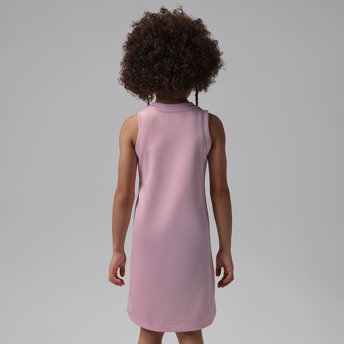 Vestido de tela de punto 23 para niños talla pequeña Jordan – Espuma rosa – vista 2