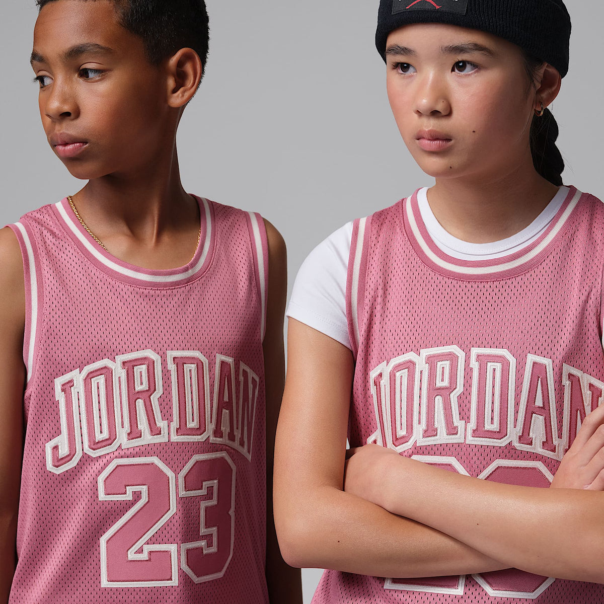 Playera para niños talla grande 23 Jordan – Baya del desierto – vista 3