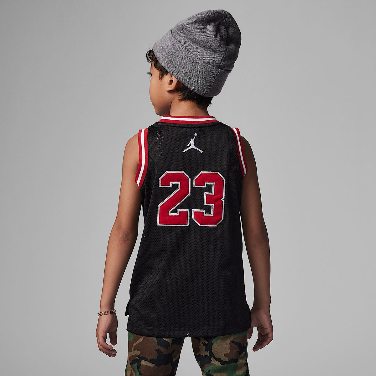 Jersey para niños talla pequeña 23 Jordan – Negro – vista 2