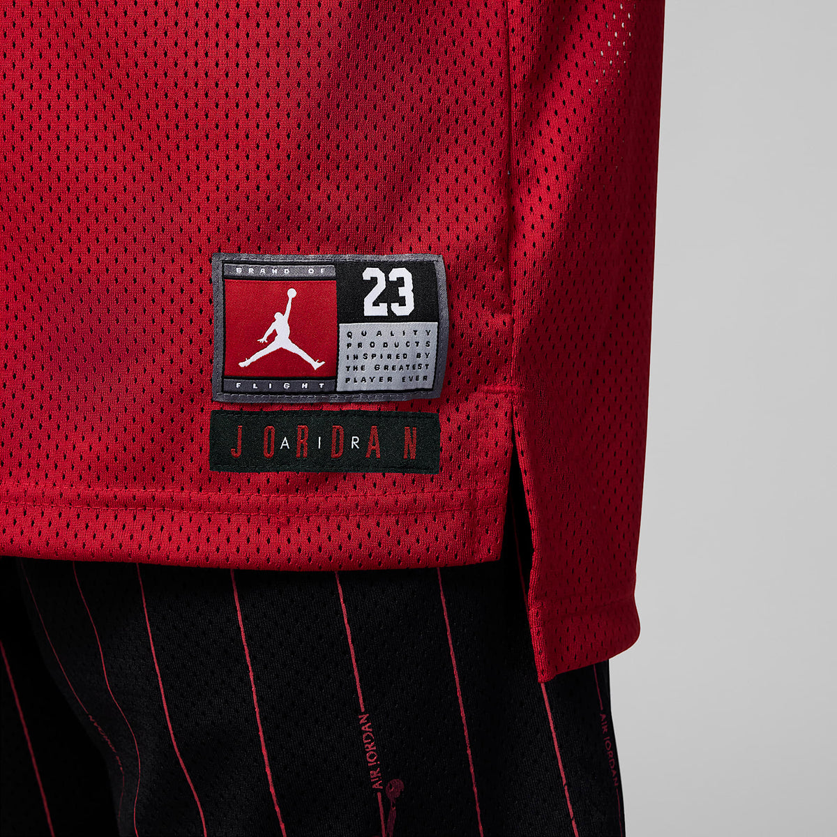Playera para niños talla grande 23 Jordan – Rojo gimnasio – vista 4