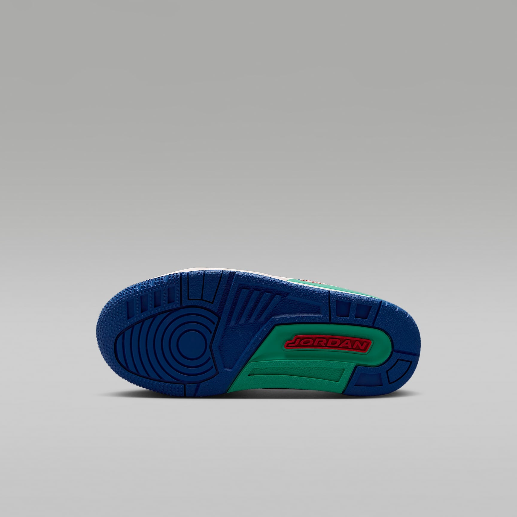 Jordan 3 Retro "Play Your Way" – Tiza/Azul genuino/Verde cinético/Rojo pista – vista 2
