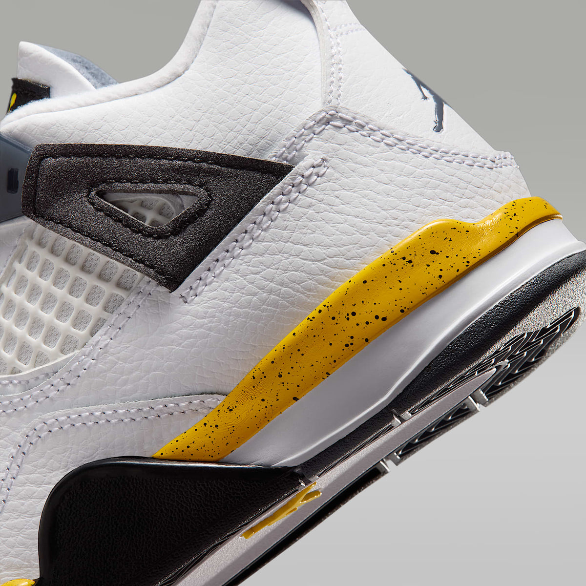 Jordan 4 Retro "Tour Yellow" – Blanco/Gris azul oscuro/Negro/Amarillo tour – vista 8