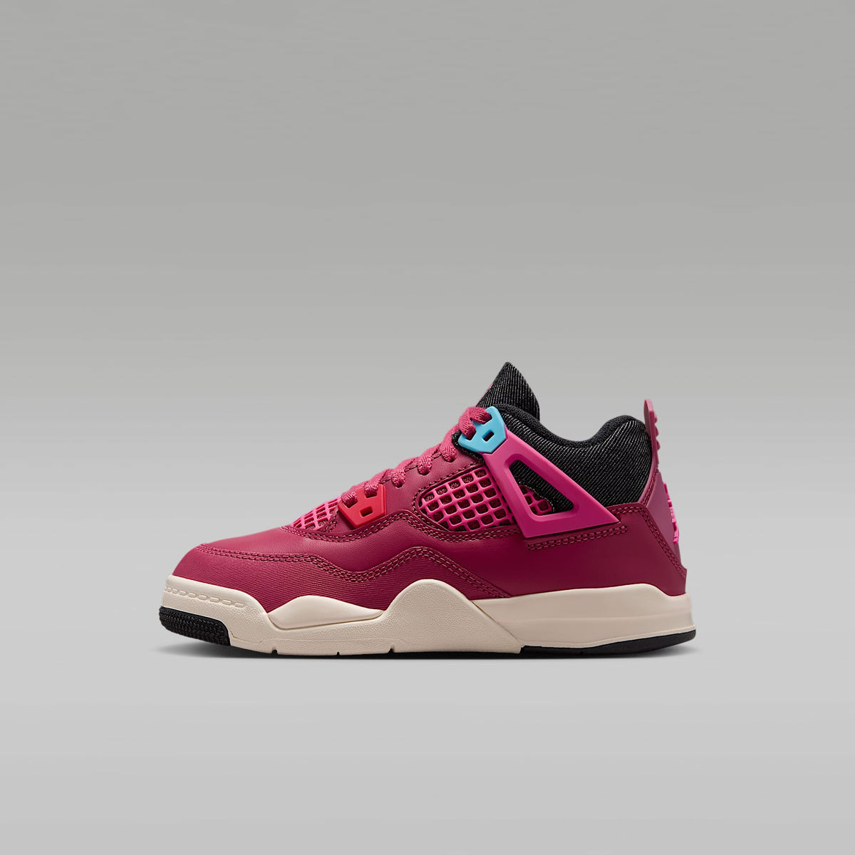 Jordan 4 Retro "She's A Star" – Remolacha dulce/Sombrío apagado/Tiza/Rosa desierto – vista 1