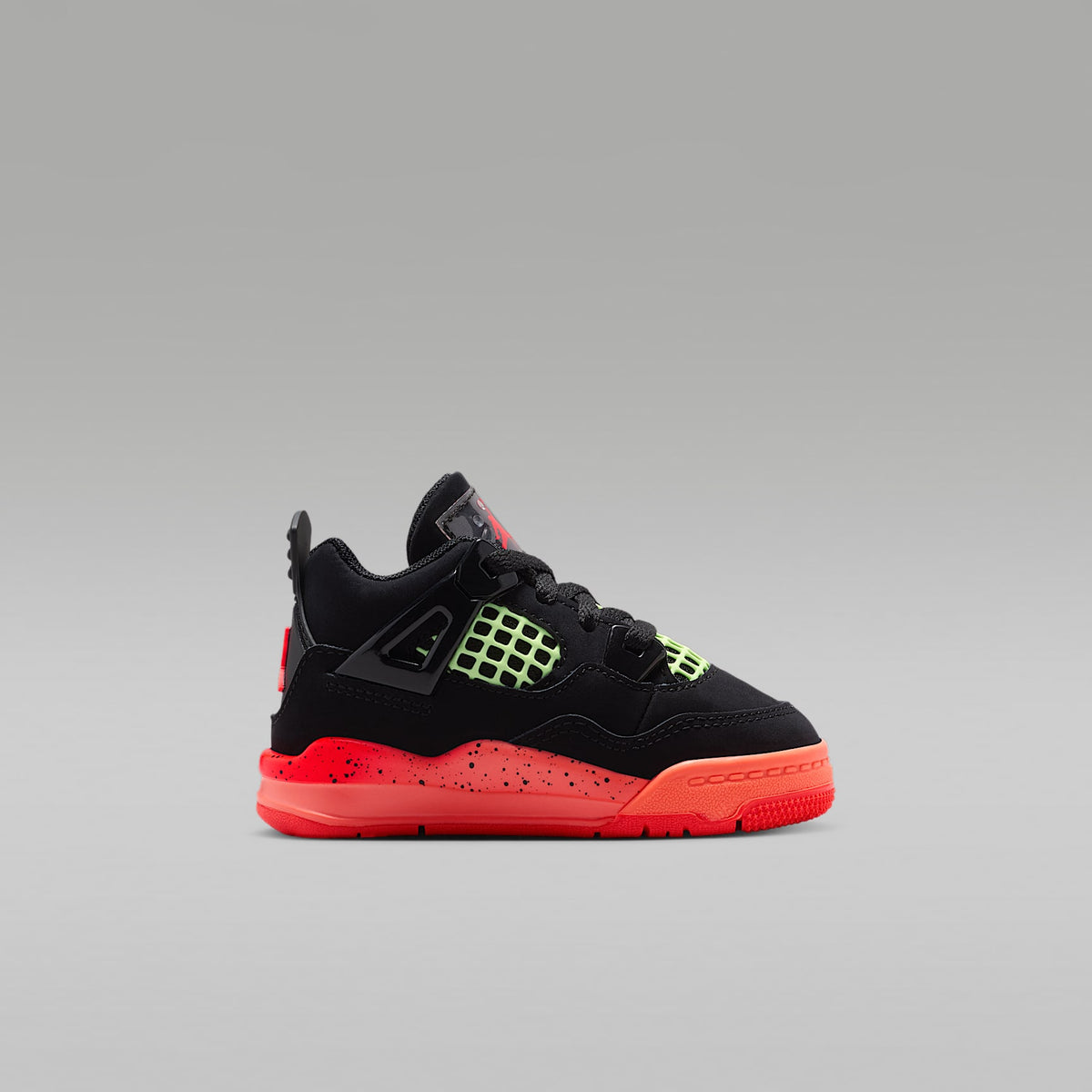 Jordan 4 Retro – Negro/Mango brillante/Voltio ligero/Infrarrojo 23 – vista 3