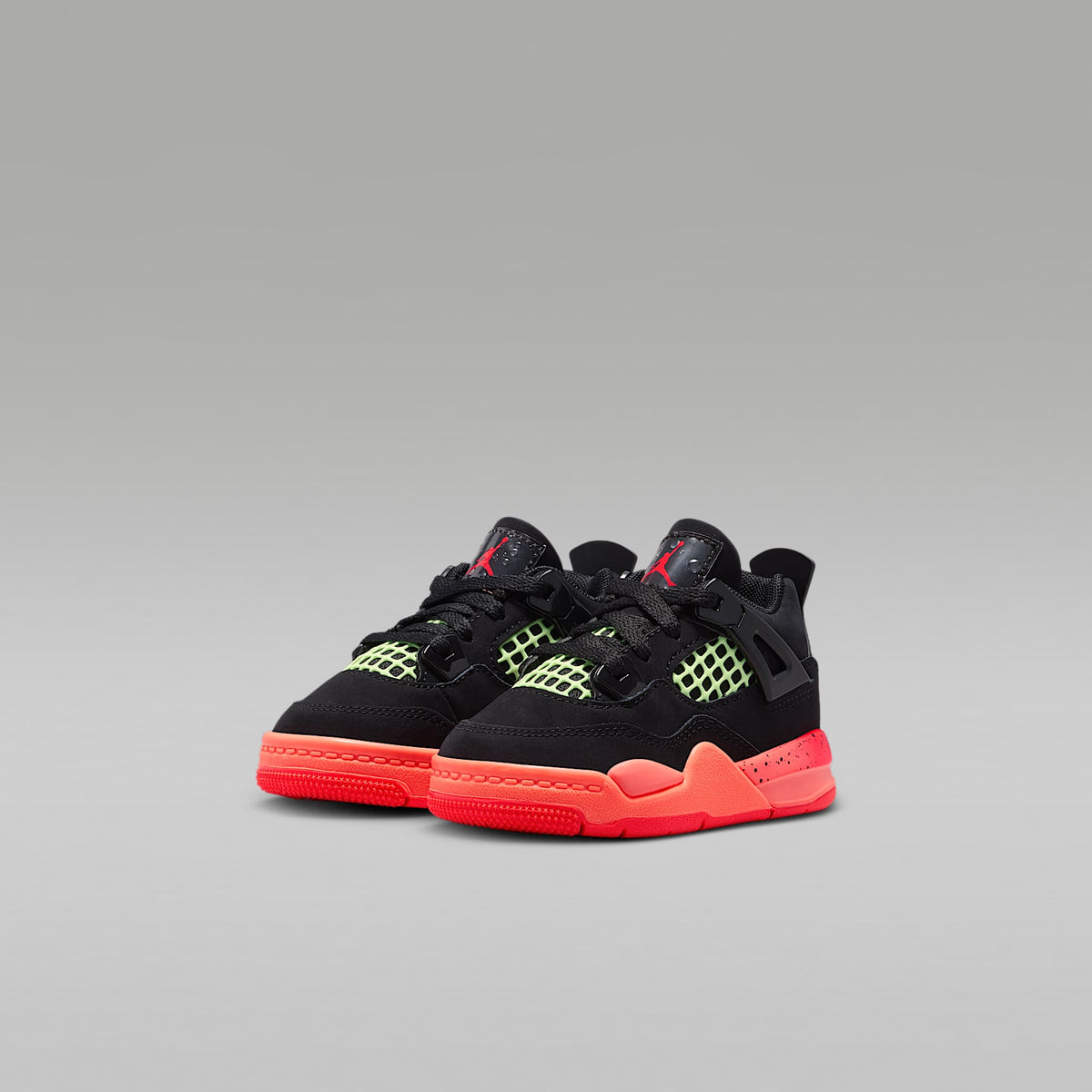 Jordan 4 Retro – Negro/Mango brillante/Voltio ligero/Infrarrojo 23 – vista 5