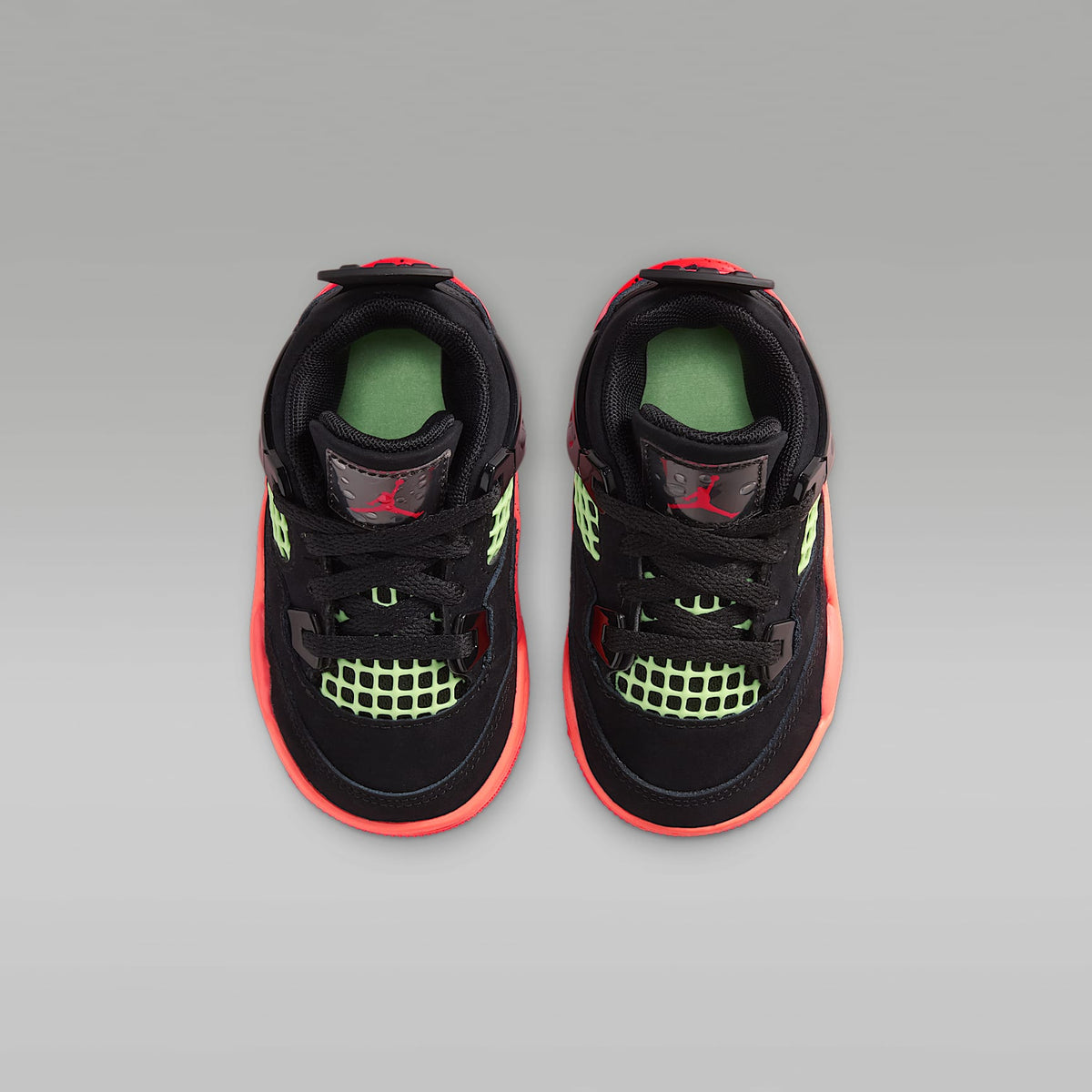 Jordan 4 Retro – Negro/Mango brillante/Voltio ligero/Infrarrojo 23 – vista 4