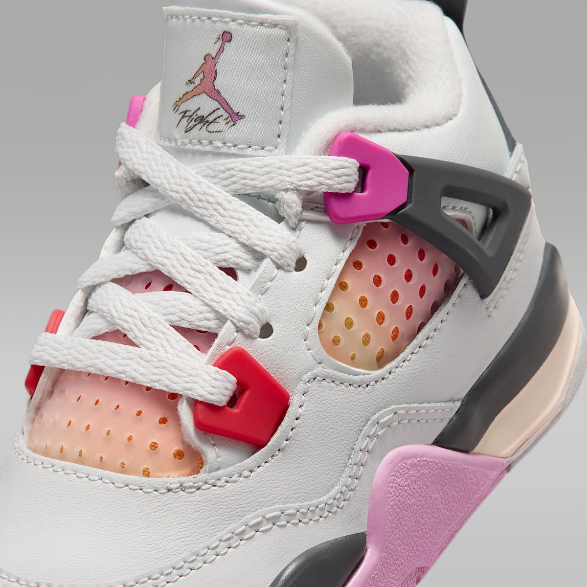 Jordan 4 Retro "Comic" – Blanco cáscara de huevo/Antracita/Rosa pasión/Rosa pasión – vista 7