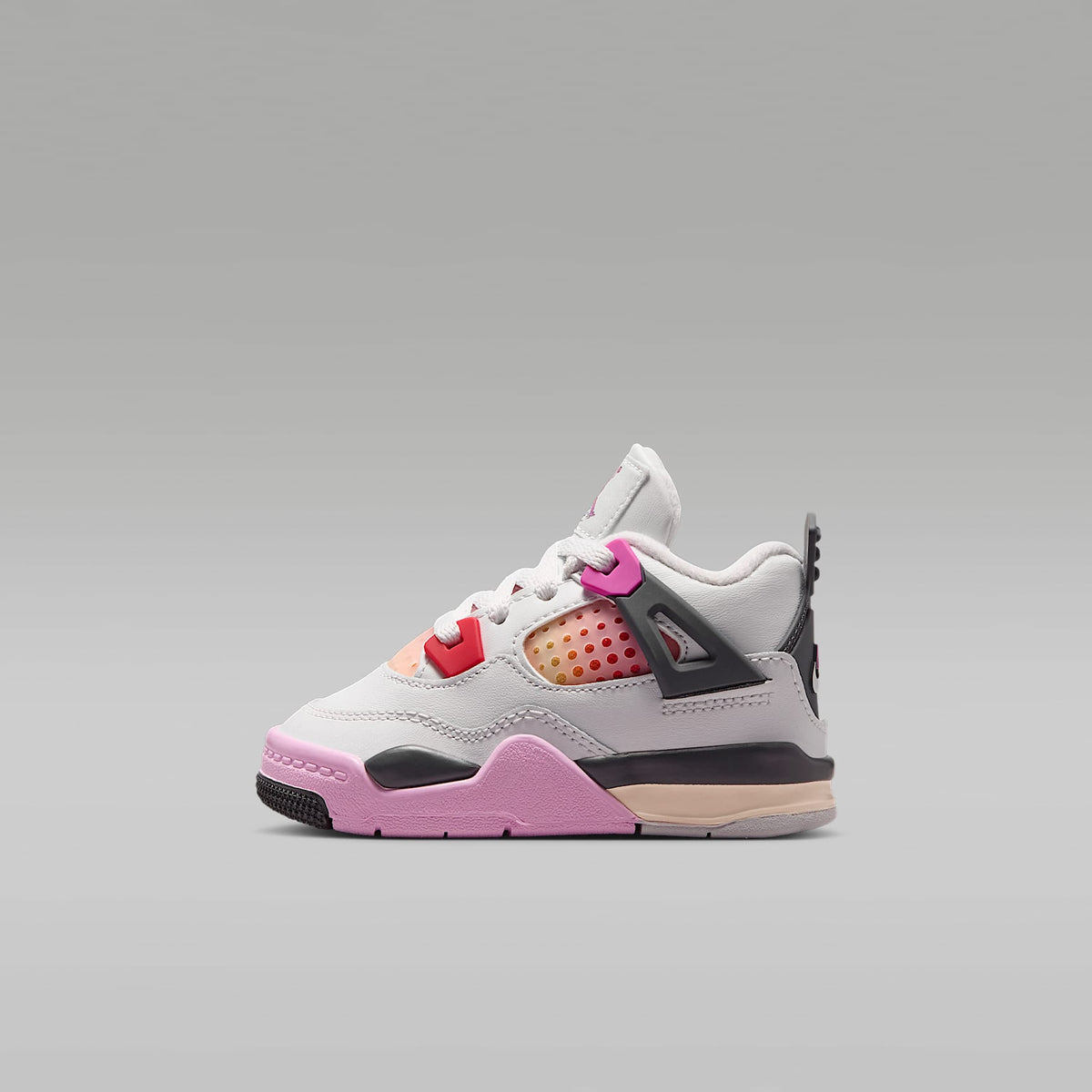 Jordan 4 Retro "Comic" – Blanco cáscara de huevo/Antracita/Rosa pasión/Rosa pasión – vista 1