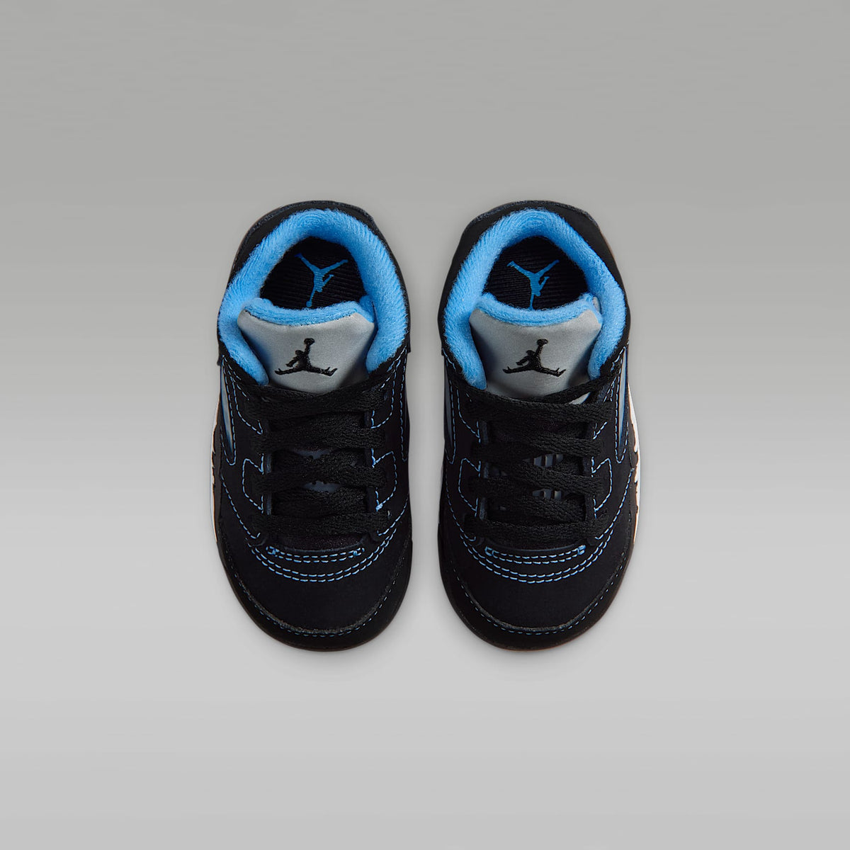 Jordan 5 "Black Carolina" – Negro/Blanco/Azul universitario – vista 4