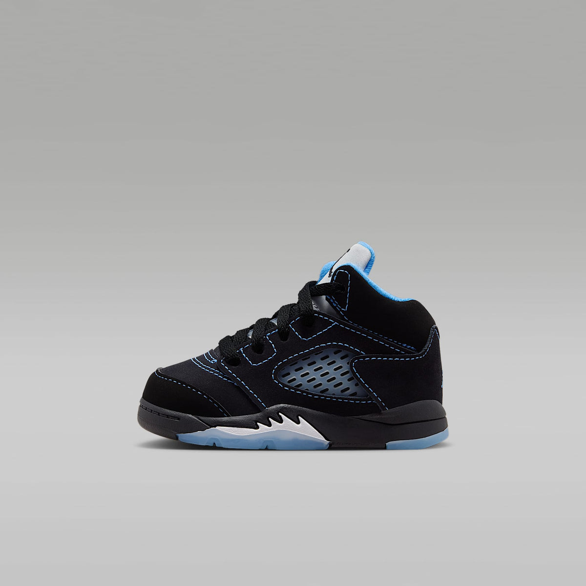 Jordan 5 "Black Carolina" – Negro/Blanco/Azul universitario – vista 1